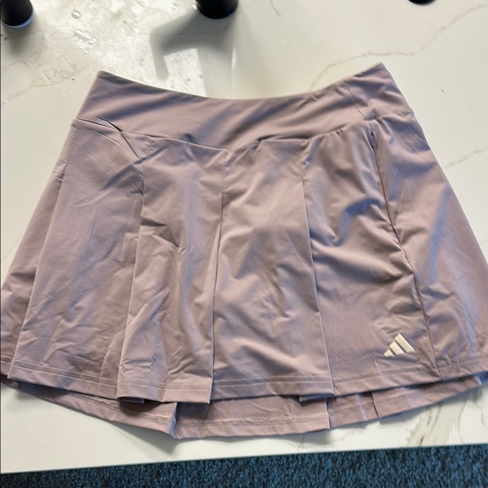 Adidas Lavender U365 Pleated Athletic Skirt